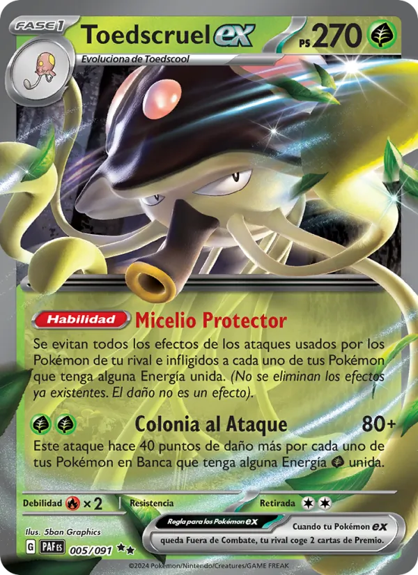 Toedscruel ex Destinos de Paldea 005/91