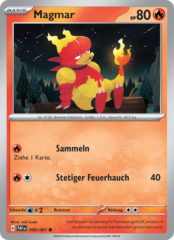 Magmar Paldeas Schicksale 009/91