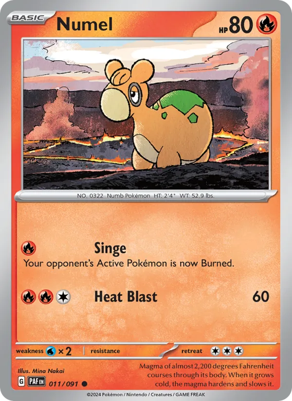 Numel Paldean Fates 011/91