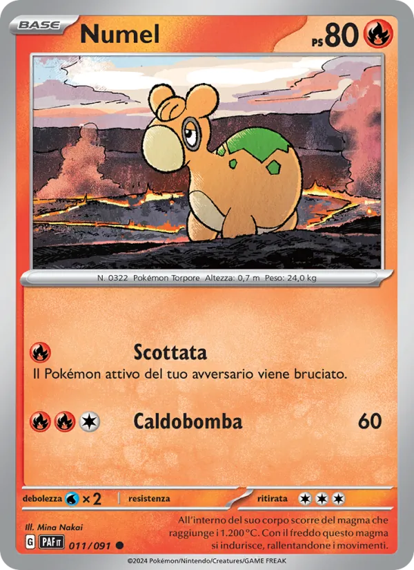 Numel Destino di Paldea 011/91