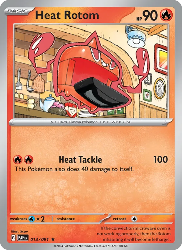Heat Rotom Paldean Fates 013/91