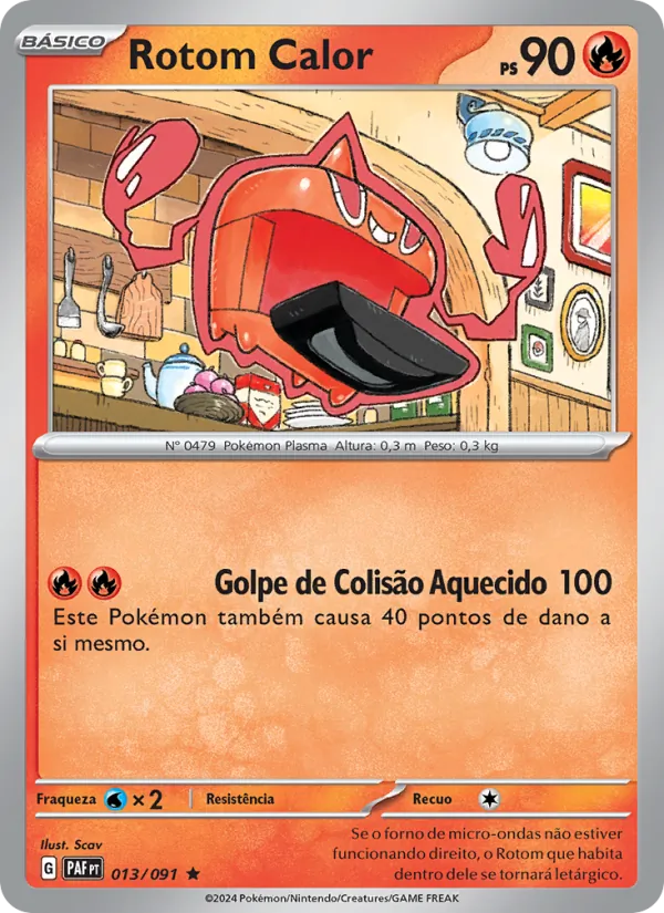 Rotom Calor Destinos de Paldea 013/91