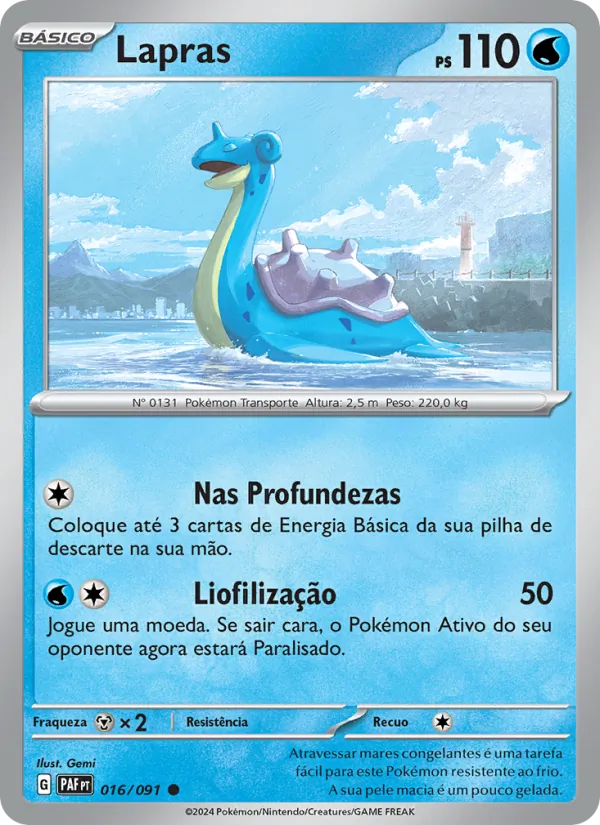 Lapras Destinos de Paldea 016/91