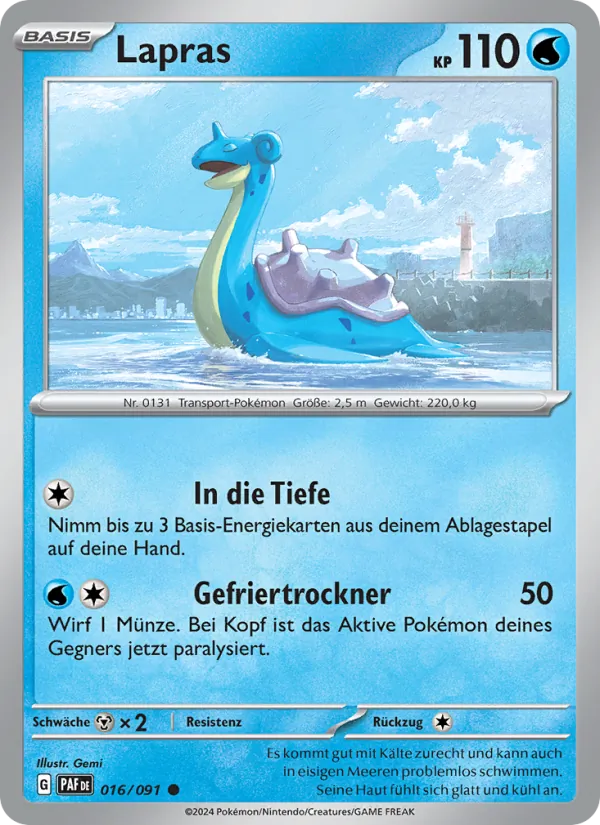Lapras Paldeas Schicksale 016/91