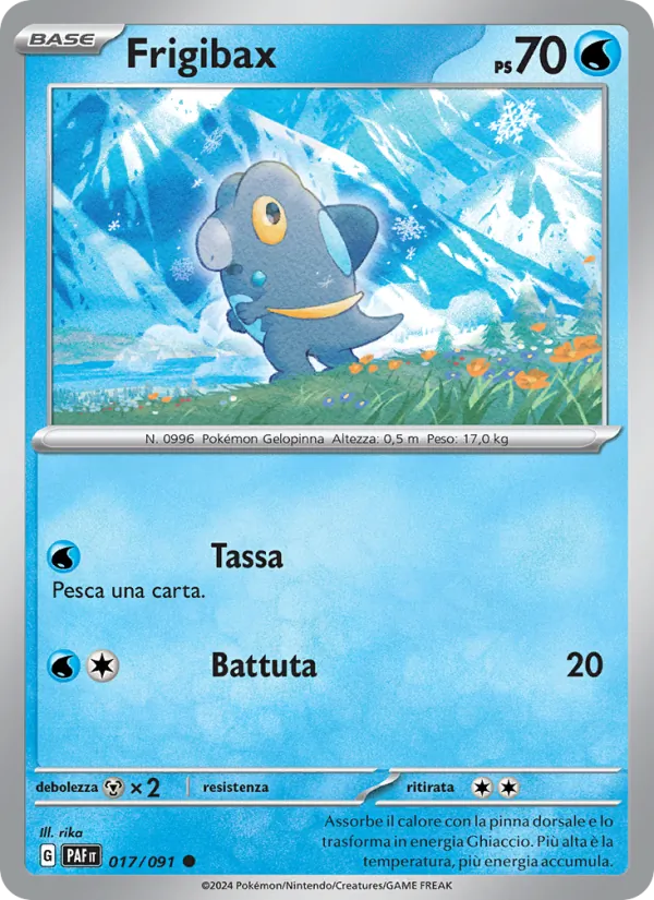 Frigibax Destino di Paldea 017/91