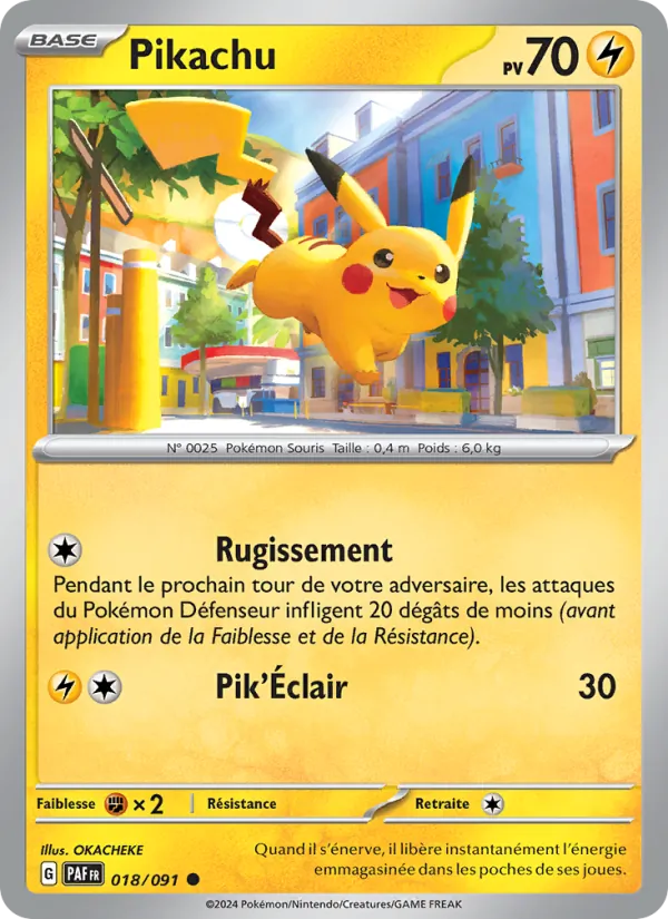 Pikachu Destinées de Paldea 018/91
