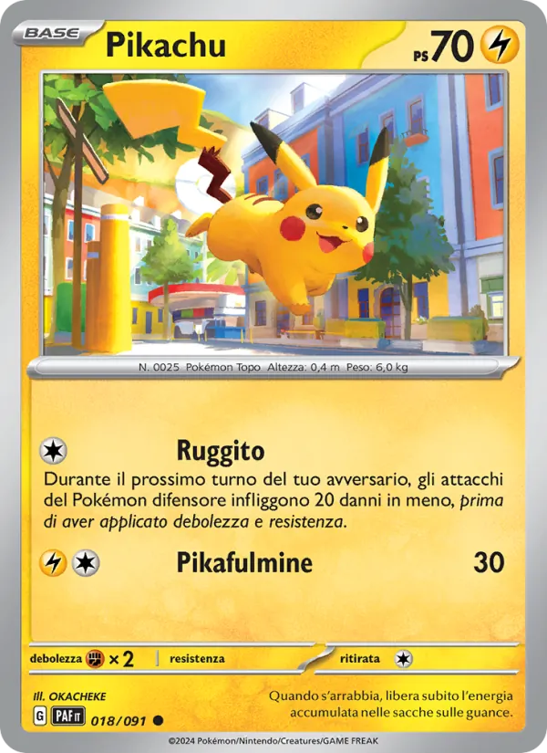 Pikachu Destino di Paldea 018/91