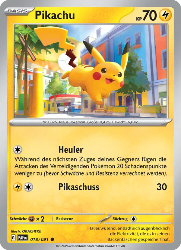Pikachu Paldeas Schicksale 018/91