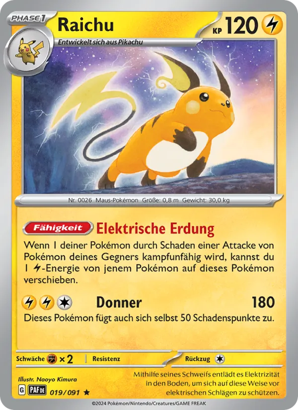 Raichu Paldeas Schicksale 019/91