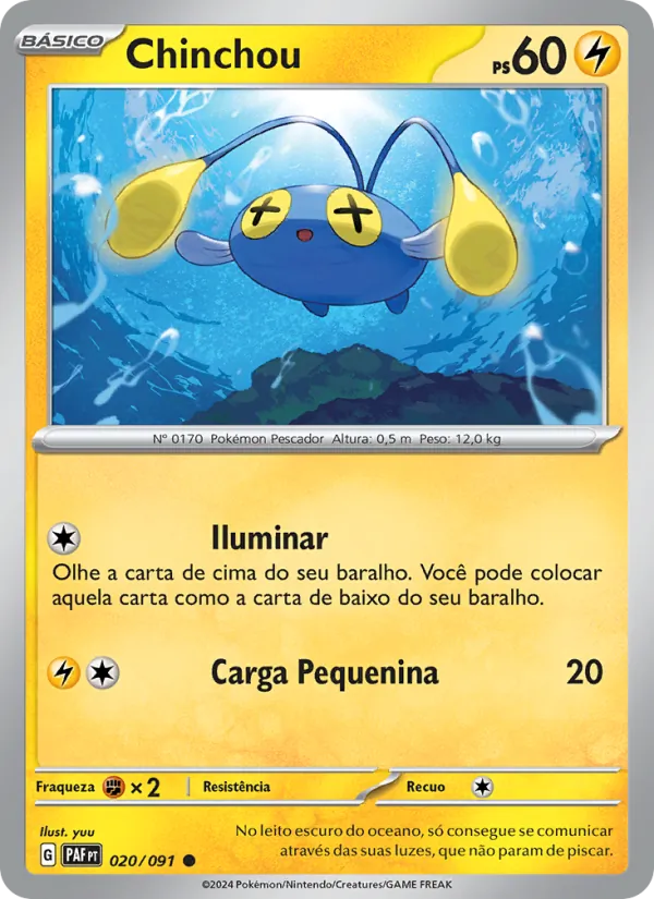 Chinchou Destinos de Paldea 020/91