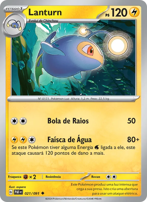 Lanturn Destinos de Paldea 021/91