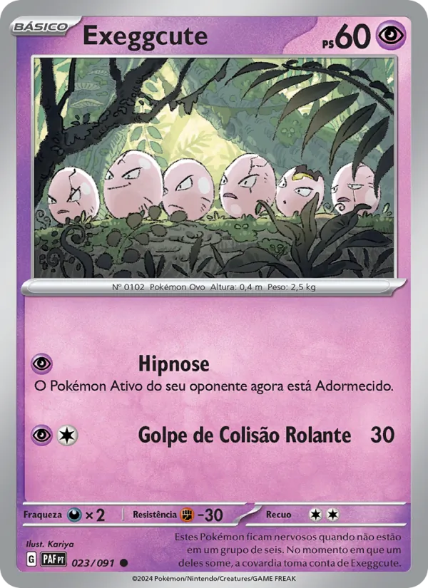 Exeggcute Destinos de Paldea 023/91