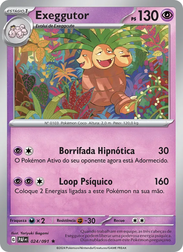 Exeggutor Destinos de Paldea 024/91