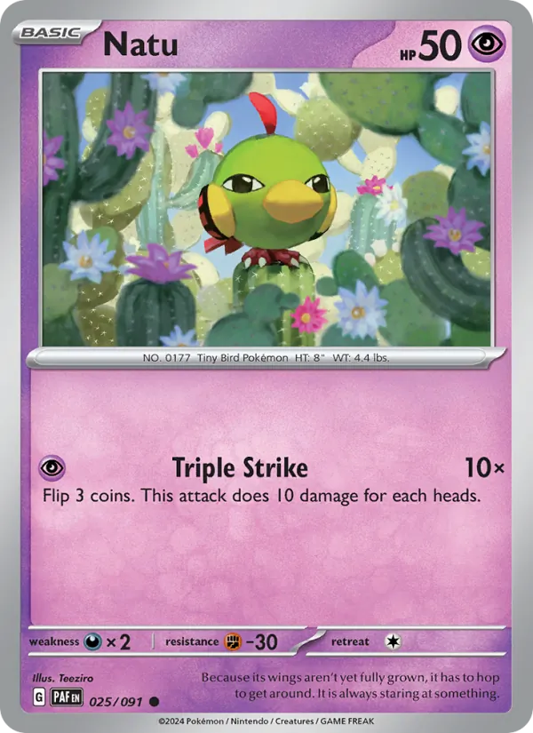 Natu Paldean Fates 025/91