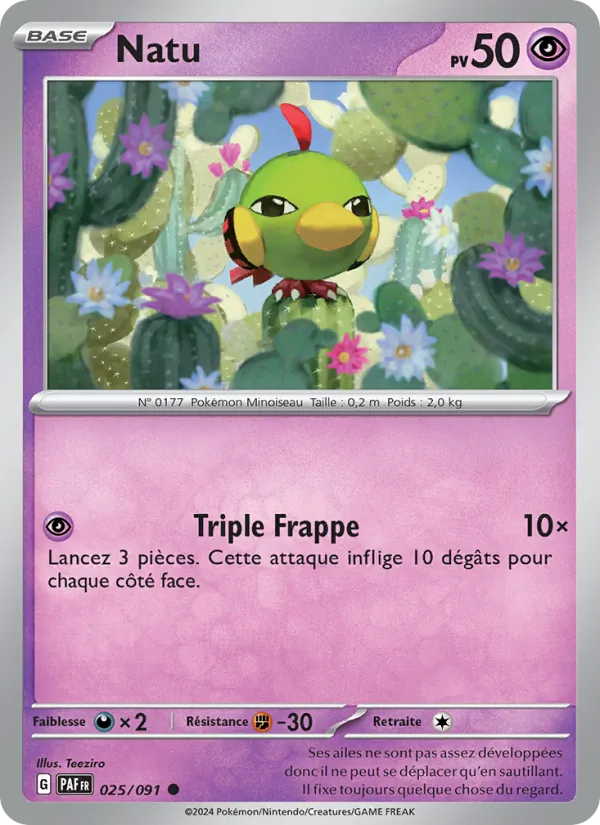 Natu Destinées de Paldea 025/91