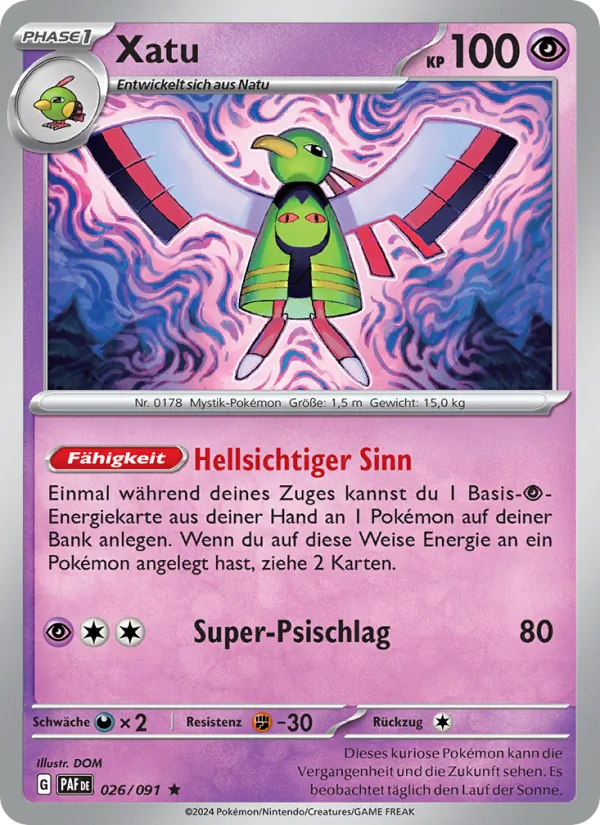 Xatu Paldeas Schicksale 026/91