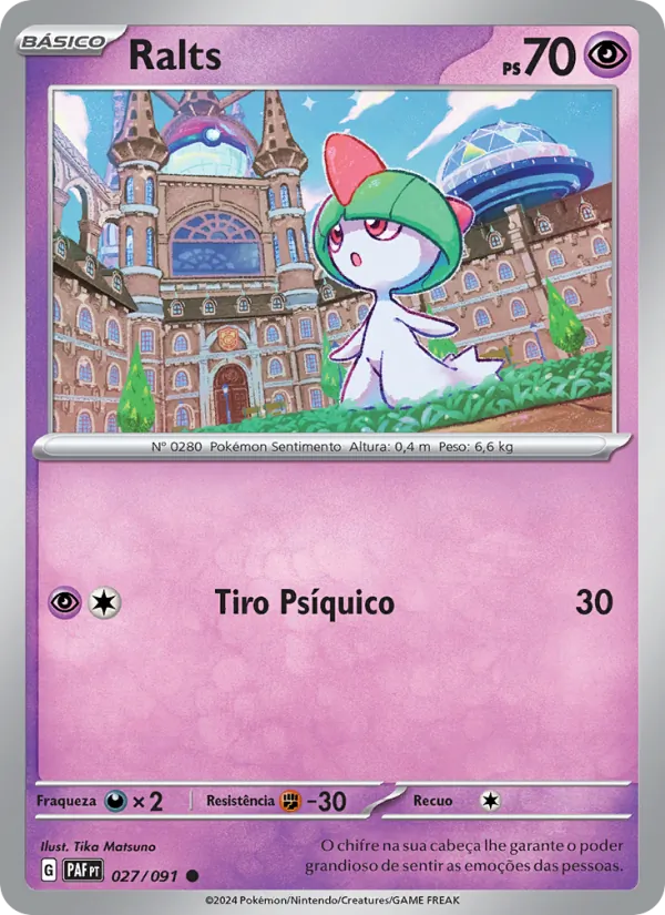 Ralts Destinos de Paldea 027/91
