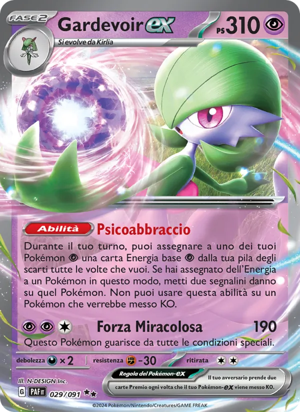 Gardevoir-ex Destino di Paldea 029/91