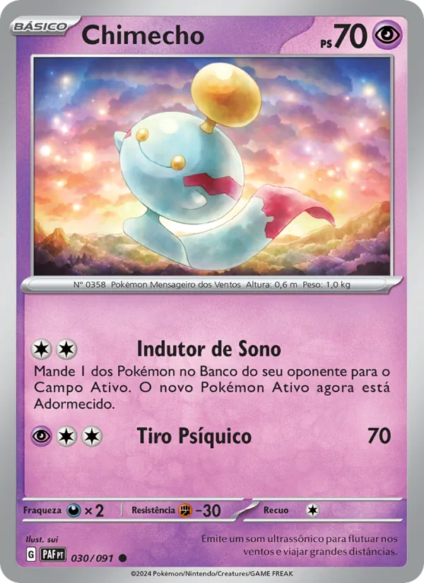 Chimecho Destinos de Paldea 030/91
