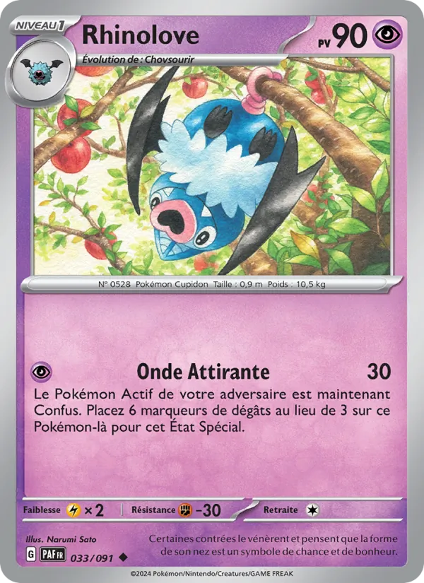 Rhinolove Destinées de Paldea 033/91