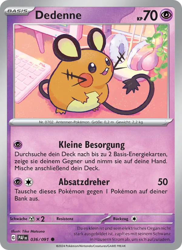 Dedenne Paldeas Schicksale 036/91