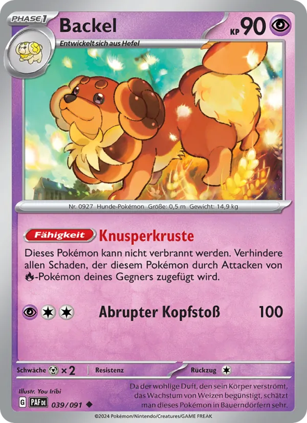 Backel Paldeas Schicksale 039/91