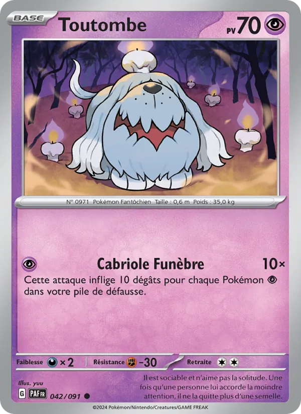 Toutombe Destinées de Paldea 042/91