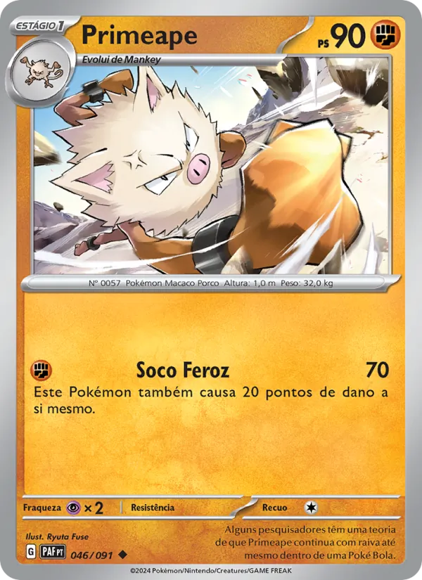 Primeape Destinos de Paldea 046/91