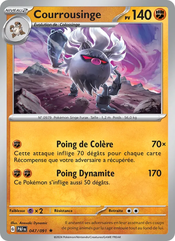 Courrousinge Destinées de Paldea 047/91
