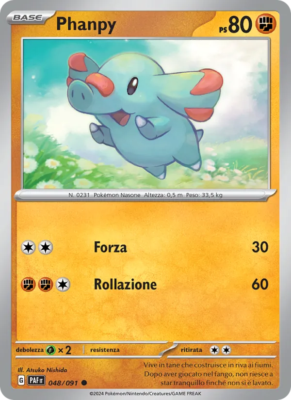 Phanpy Destino di Paldea 048/91