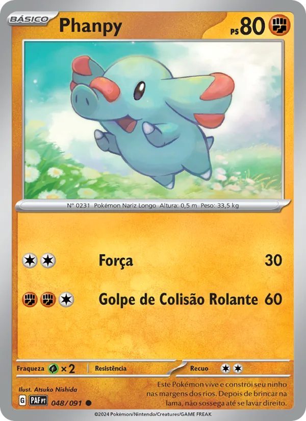 Phanpy Destinos de Paldea 048/91
