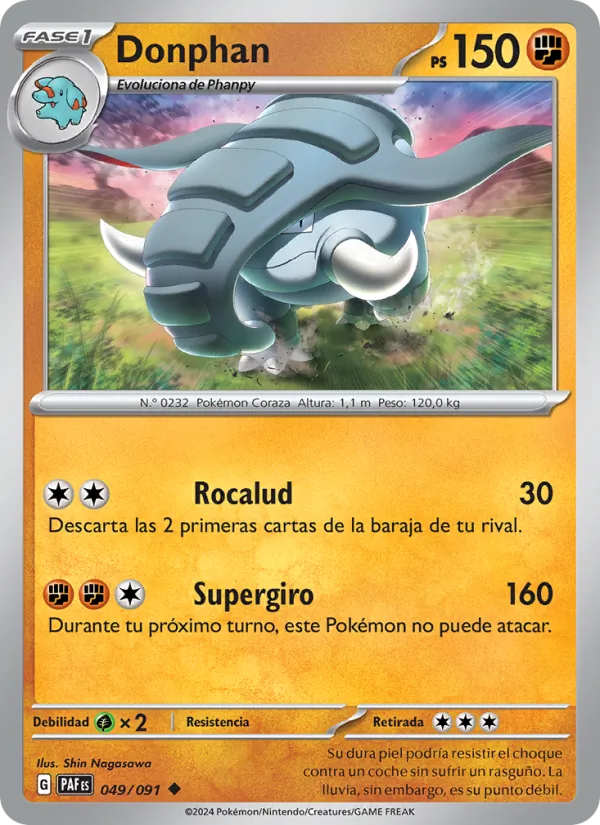 Donphan Destinos de Paldea 049/91