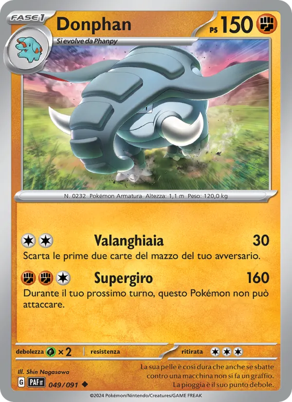 Donphan Destino di Paldea 049/91