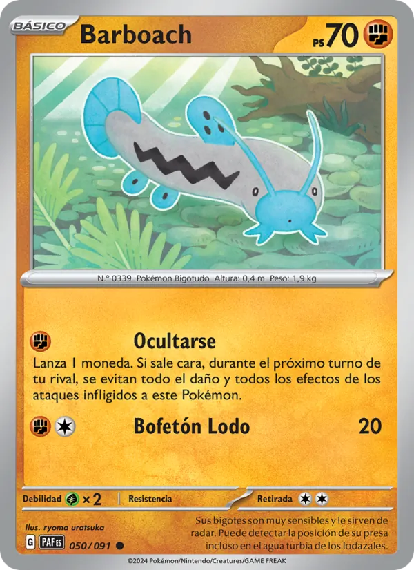 Barboach Destinos de Paldea 050/91