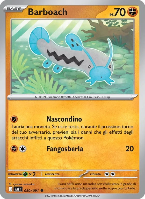 Barboach Destino di Paldea 050/91