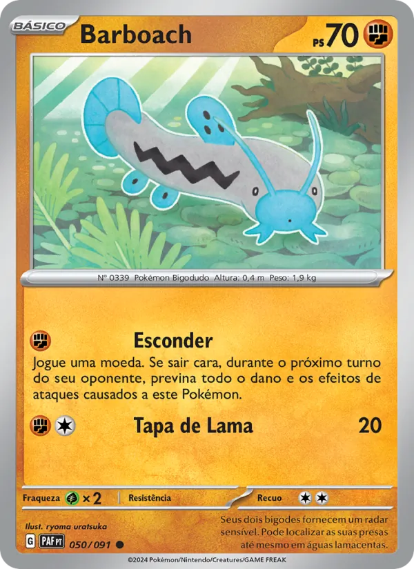 Barboach Destinos de Paldea 050/91