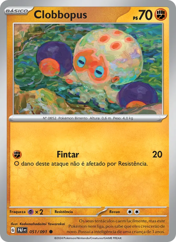 Clobbopus Destinos de Paldea 051/91