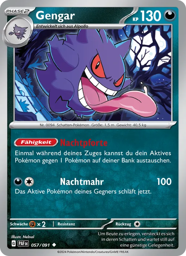 Gengar Paldeas Schicksale 057/91
