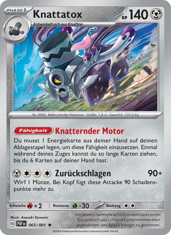 Knattatox Paldeas Schicksale 065/91
