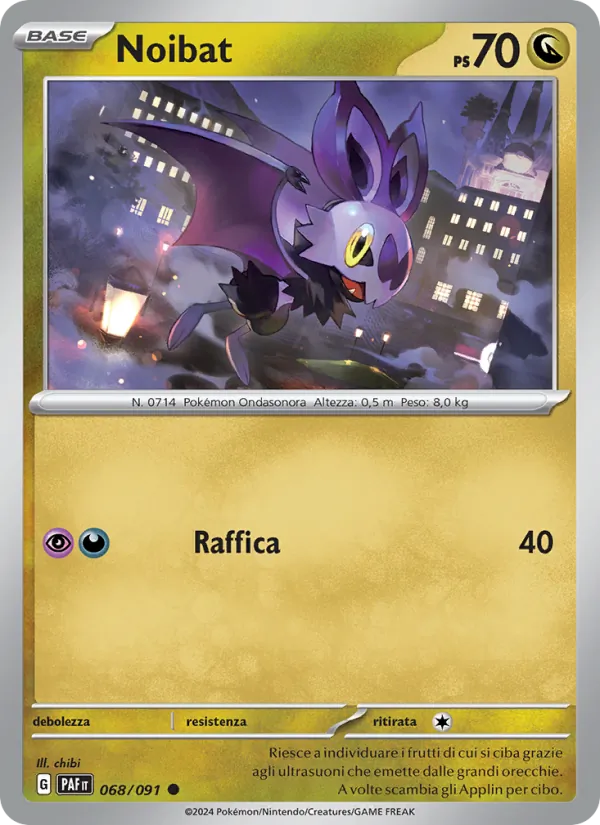 Noibat Destino di Paldea 068/91