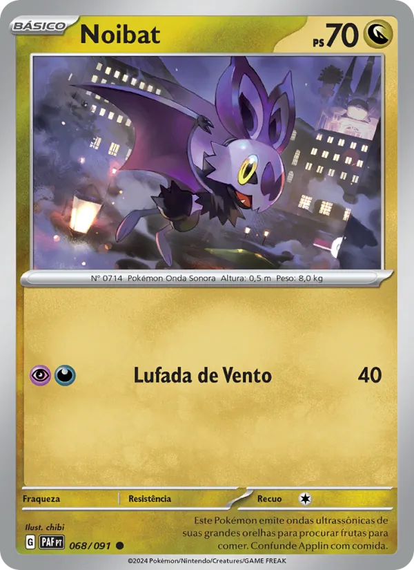 Noibat Destinos de Paldea 068/91