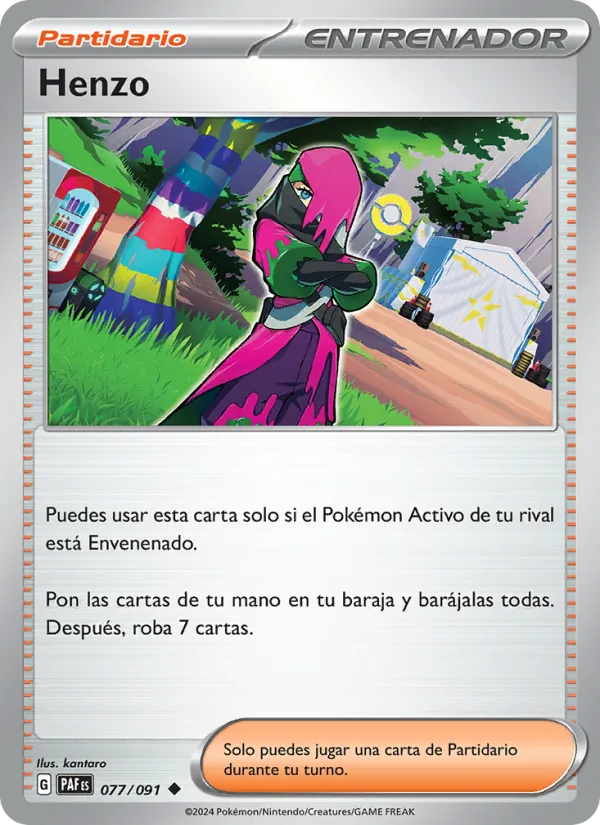 Henzo Destinos de Paldea 077/91