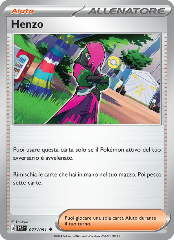 Henzo Destino di Paldea 077/91