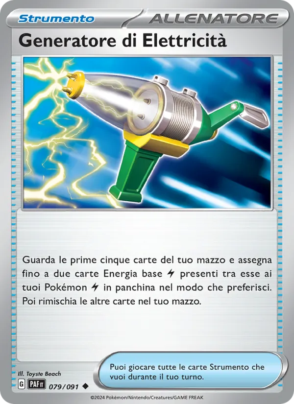 Generatore di Elettricità Destino di Paldea 079/91