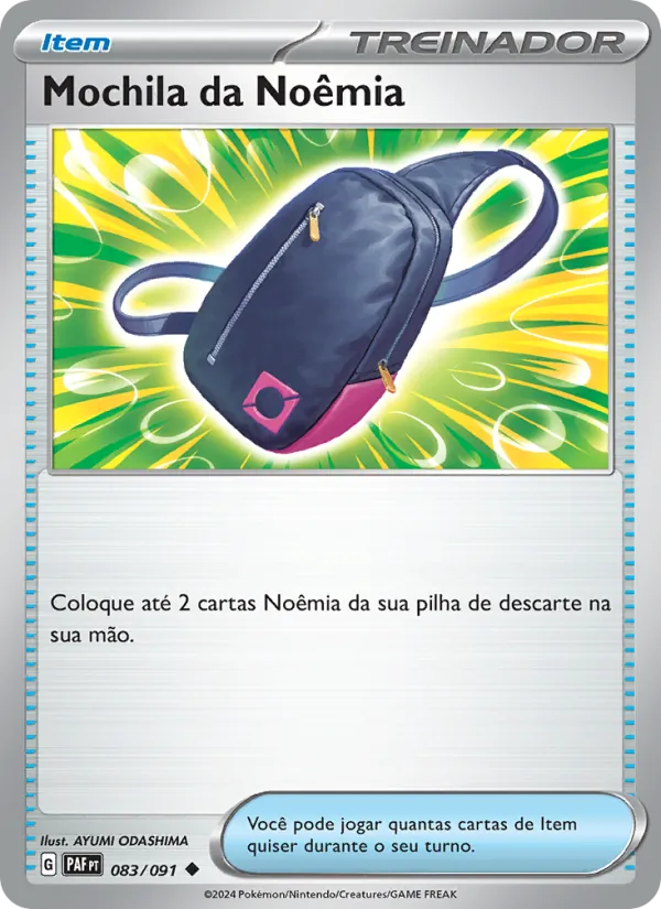 Mochila da Noêmia Destinos de Paldea 083/91