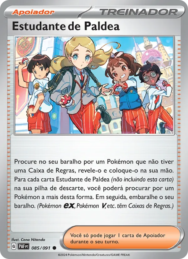 Estudante de Paldea Destinos de Paldea 085/91