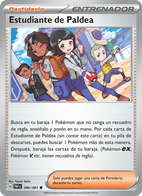 Estudiante de Paldea Destinos de Paldea 086/91