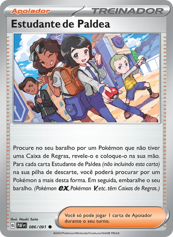 Estudante de Paldea Destinos de Paldea 086/91