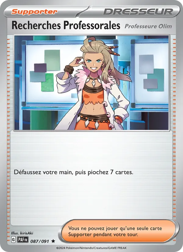 Recherches Professorales Destinées de Paldea 087/91