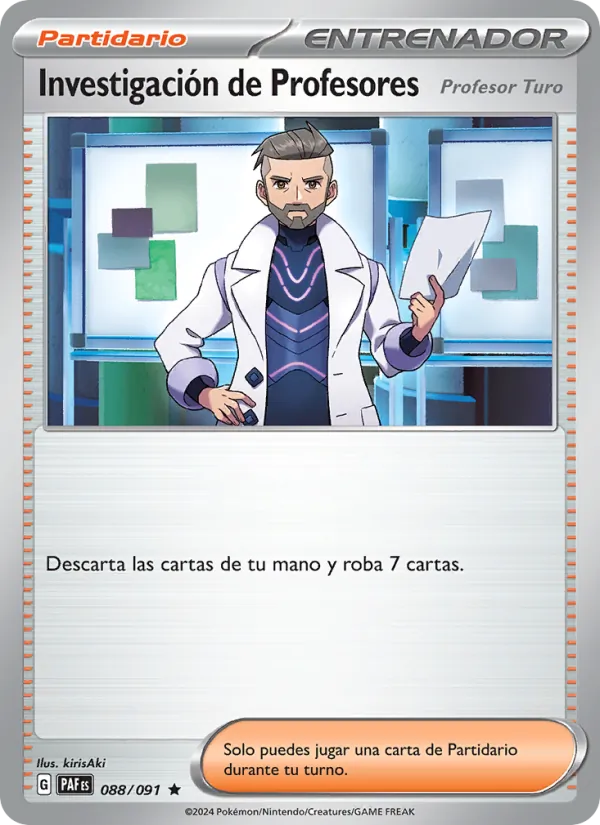 Investigación de Profesores Destinos de Paldea 088/91